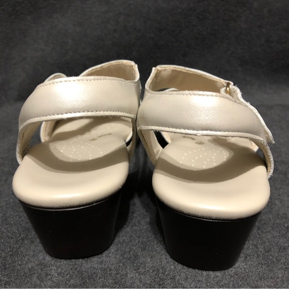 SAS Suntimer Open Toe Sandals Womens Size 7 S Pearly Beige - Picture 4 of 9
